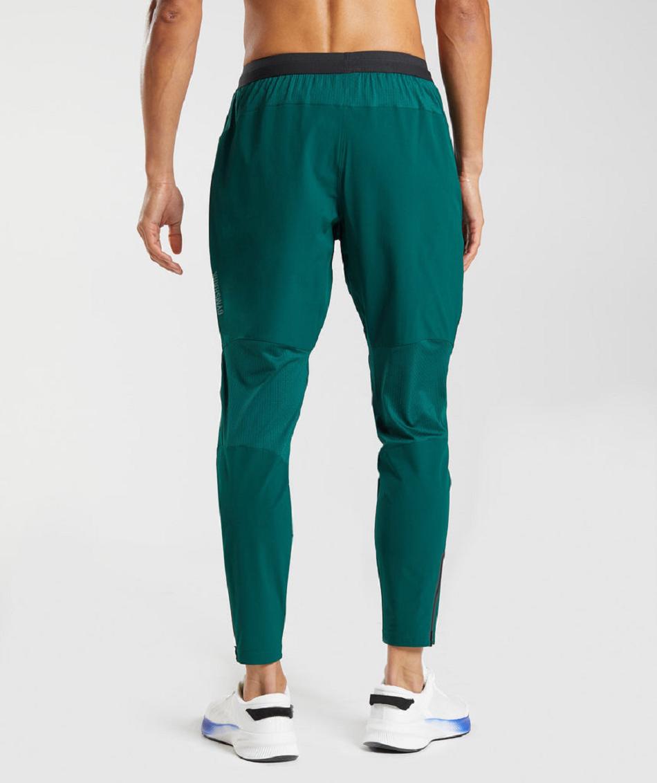 Pantalones Jogger Gymshark Híbrido Woven Hombre Verde | CO 3714PJJ